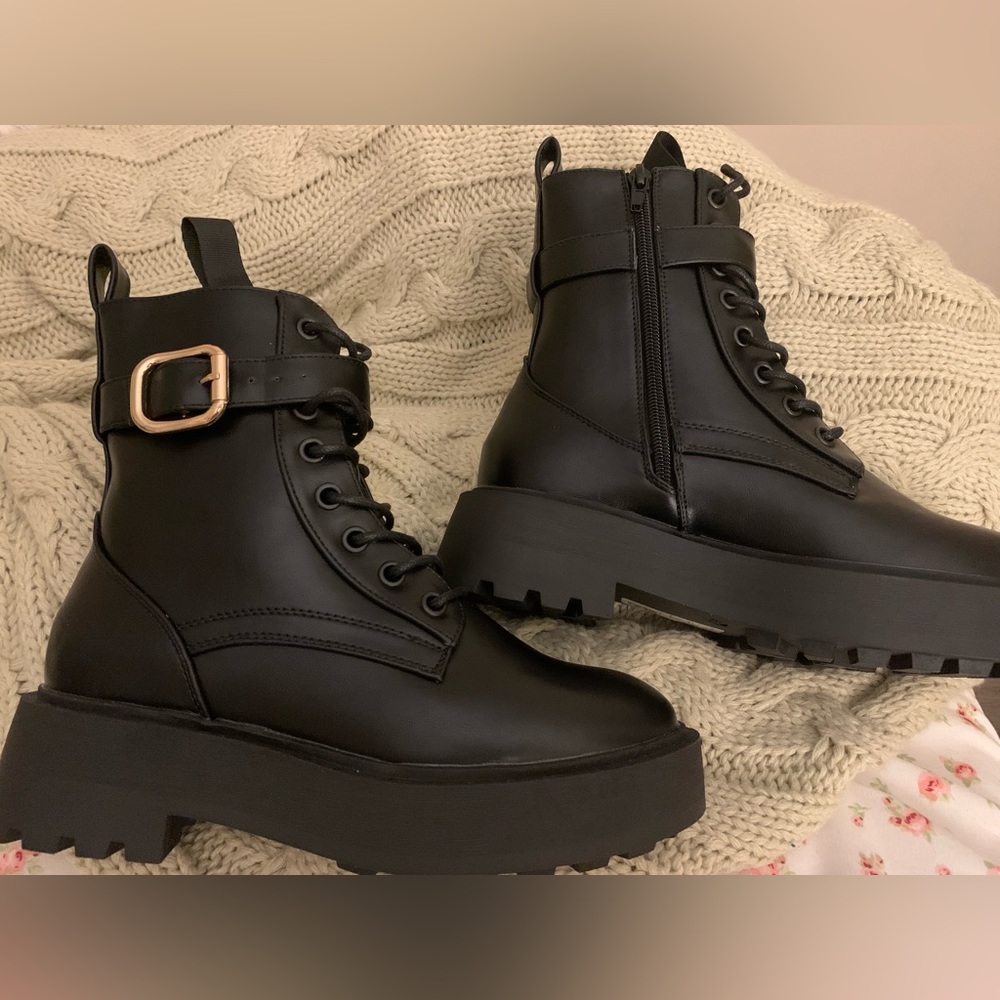 ASOS designer new boots black